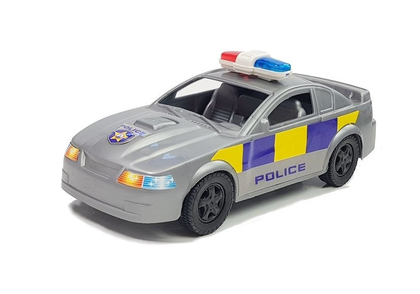 Set za igru sa vozilima specijalne policije 3u1 - sivi
