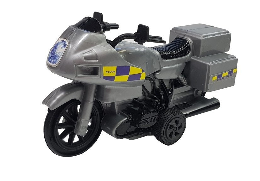 Set za igru sa vozilima specijalne policije 3u1 - sivi