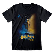 Majica Kratkih Rukava Harry Potter Dobby Poster Crna Uniseks