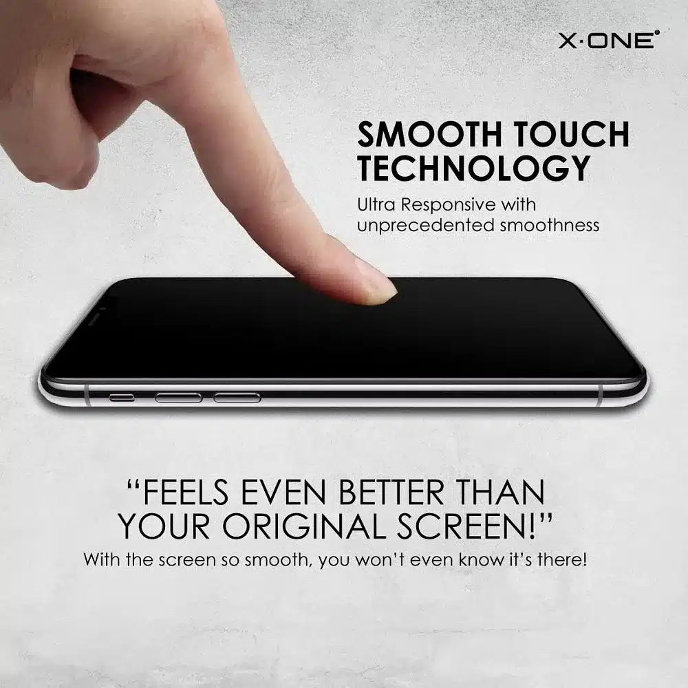 X-ONE Full Cover Extra Strong Tempered Glass Matte - za iPhone 15 Pro (puno ljepilo) crna
