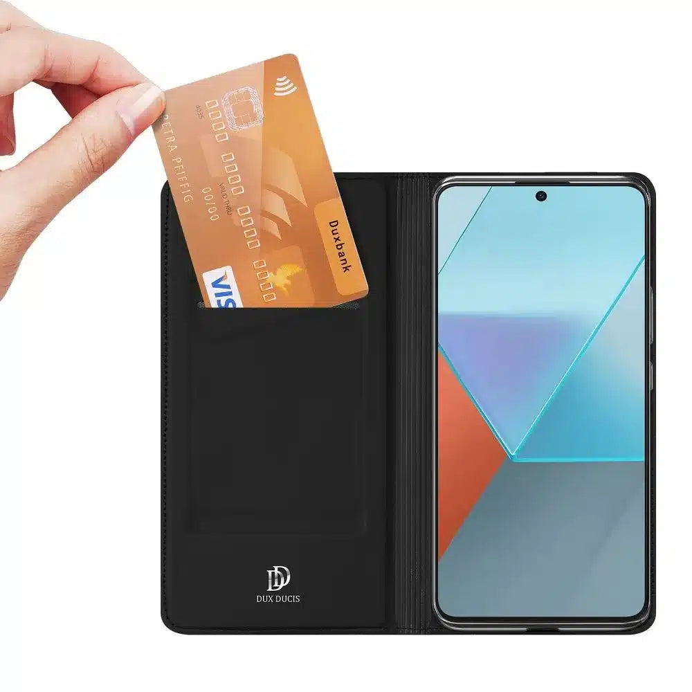 DUX DUCIS Skin Pro – flipové pouzdro pro XIAOMI REDMI NOTE 13 PRO PLUS 5G – černé