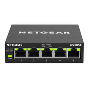 NETGEAR GS305E Upravljano Gigabit Ethernet (10/100/1000) Crno