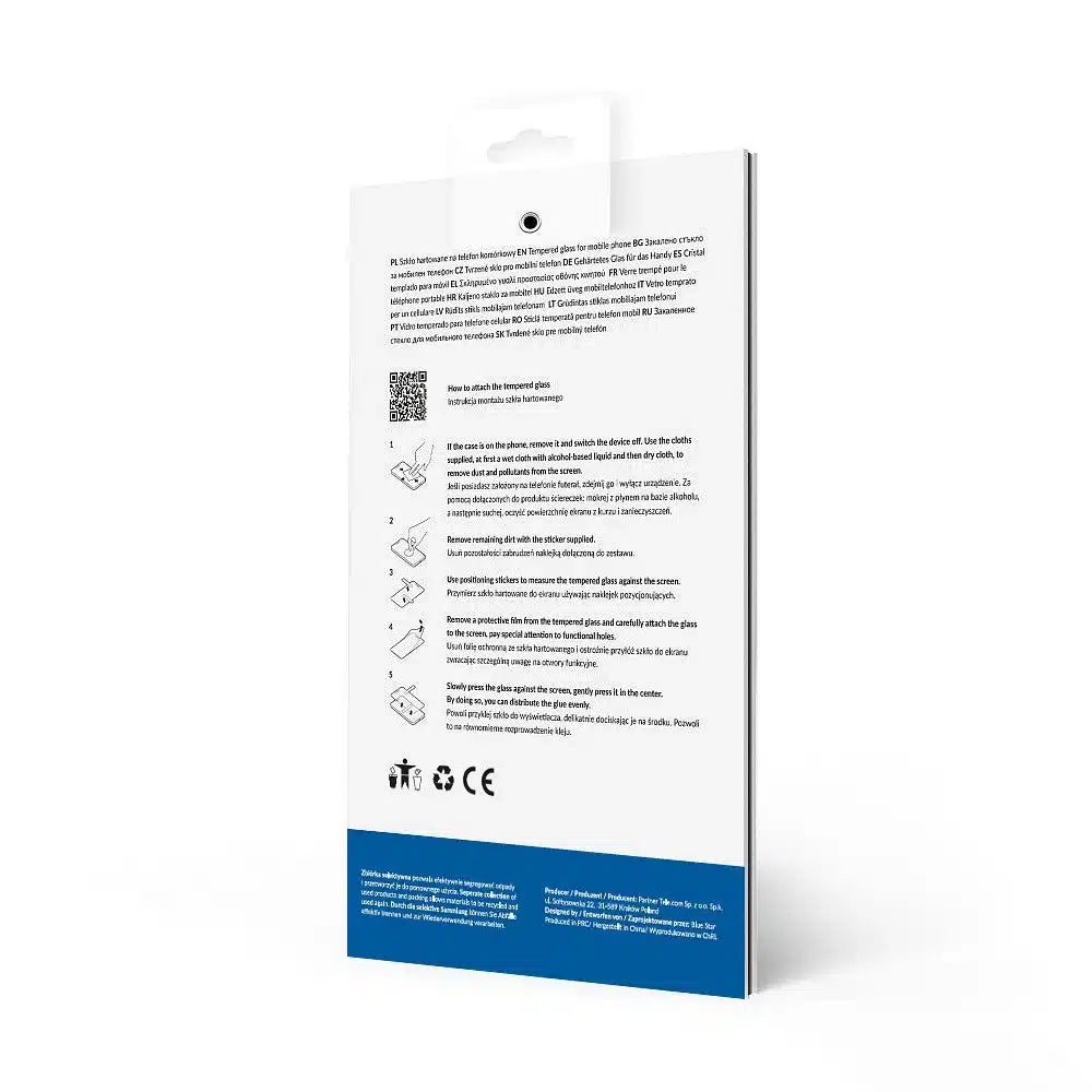 Blue Star 5D kaljeno staklo – za iPhone 12 Pro Max (full glue) – crno