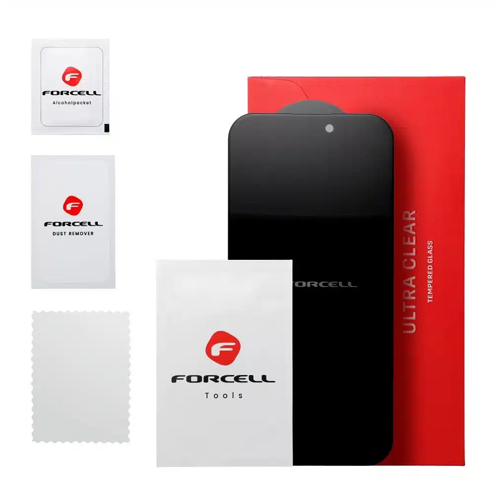 Tvrzené sklo Forcell Privacy Glass Anti-spy pro iPhone 16 Pro Max černé