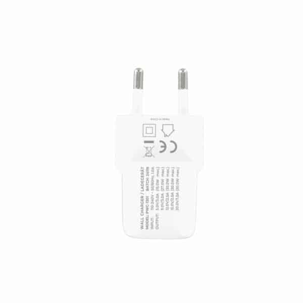 Prio Nástěnná nabíječka GaN Power 30W PD (USB C) bílá