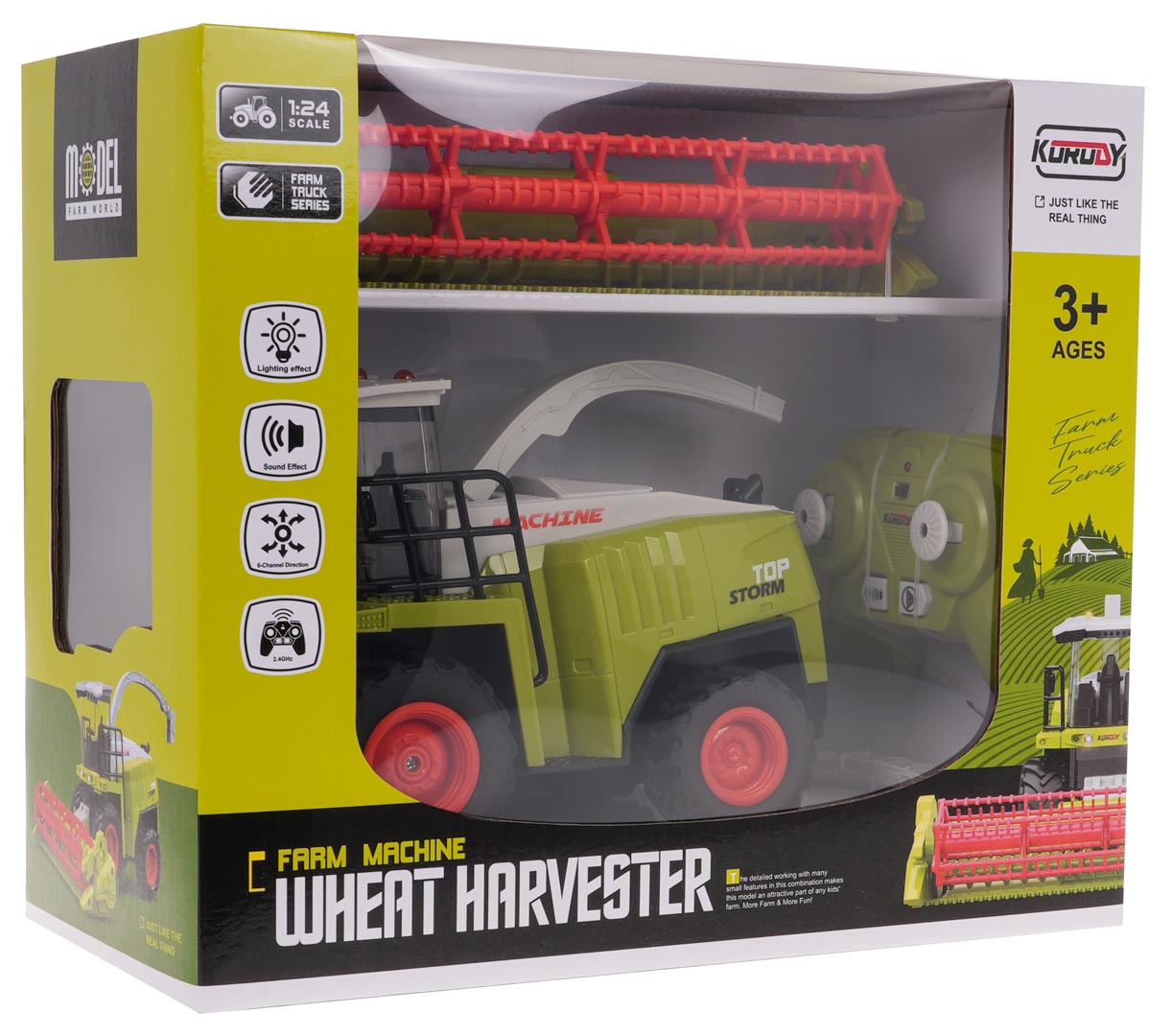 Kombajn na daljinsko upravljanje Grain Harvester - zeleni