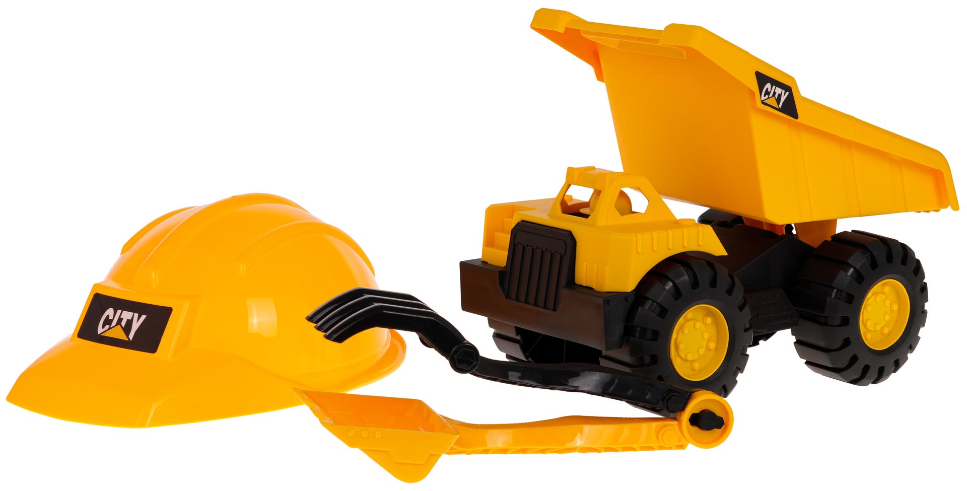 Dump Truck + Helmet Set