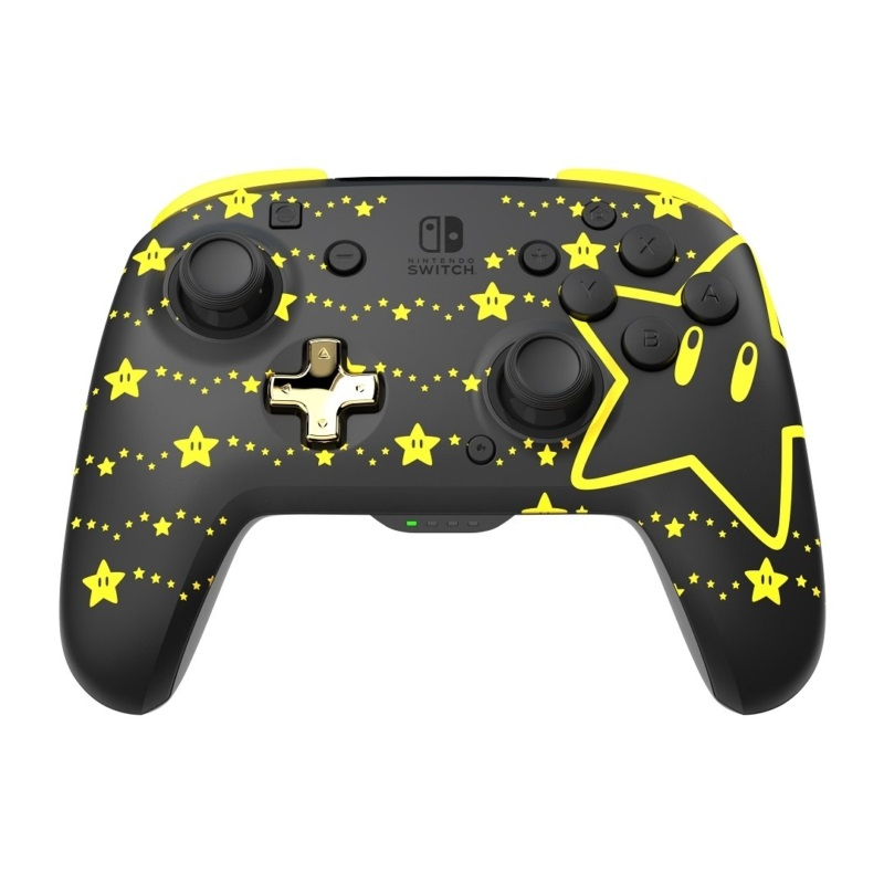 PDP REMATCH GLOW Crno, Žuto Podloga za igre Analogni / Digitalni Nintendo Switch, Nintendo Switch OLED