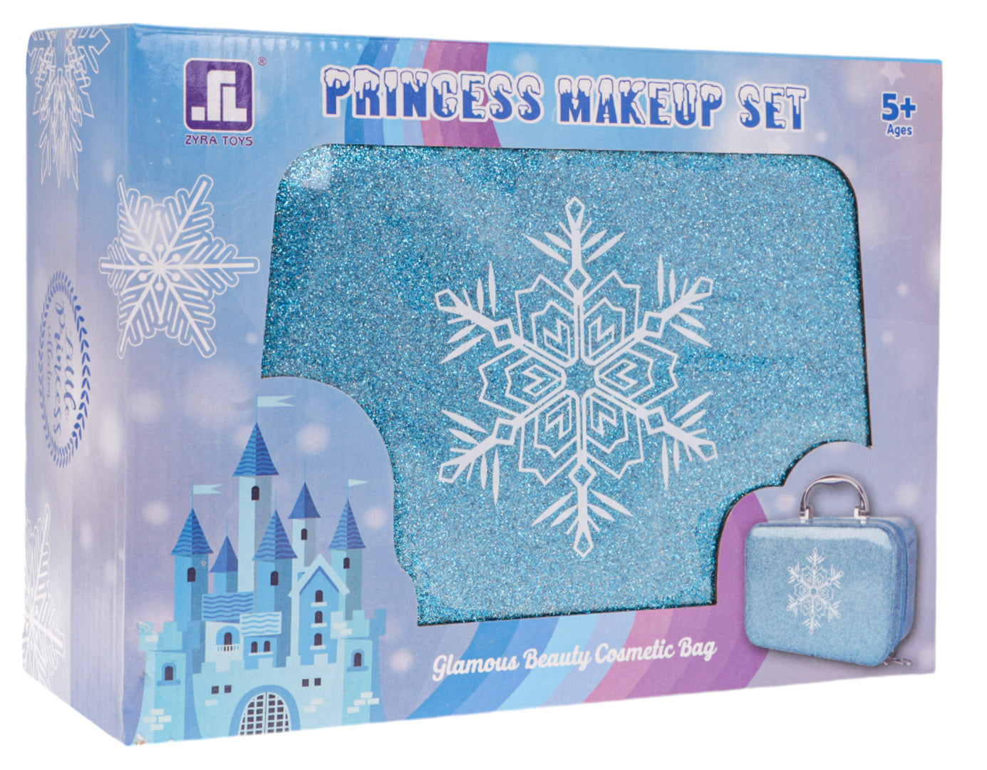 Dječji set za šminkanje Snow Princess sa torbom - plavi