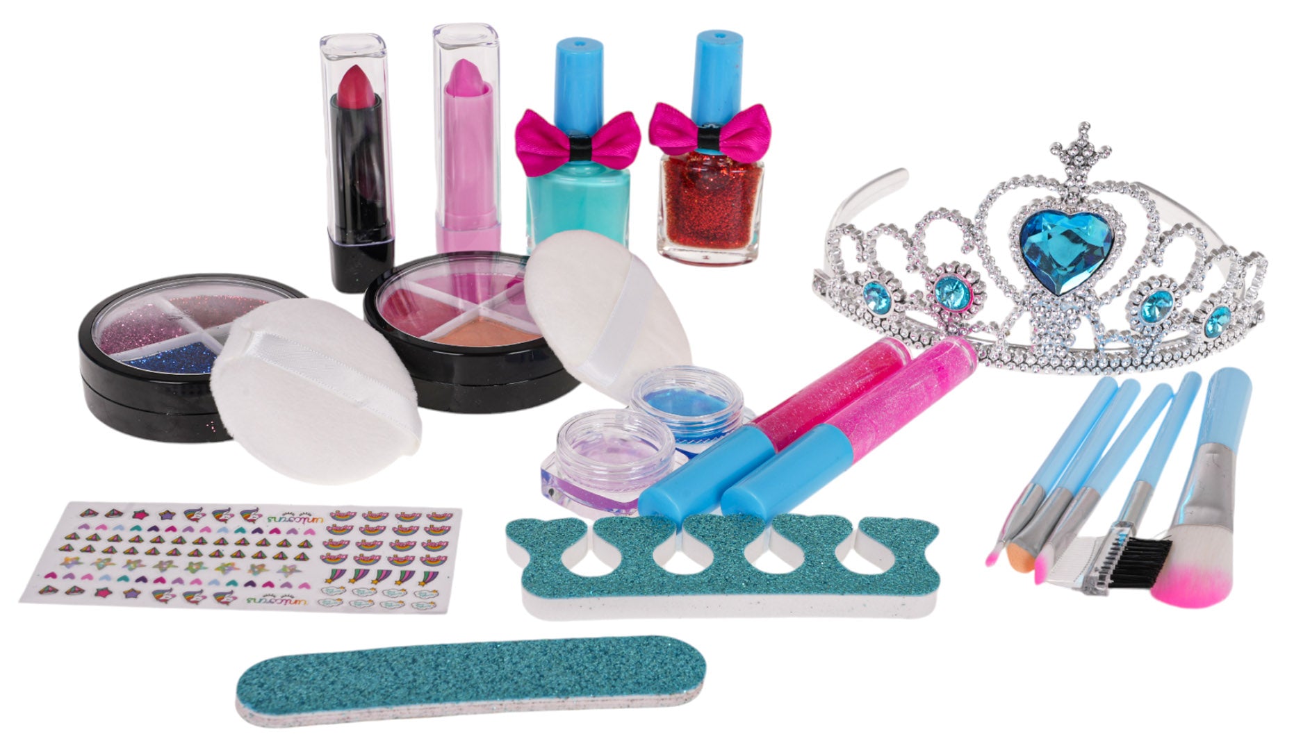 Dječji set za šminkanje Snow Princess sa torbom - plavi