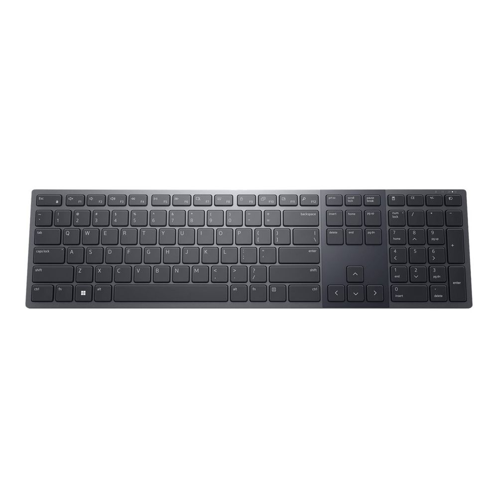 DELL KB900 tipkovnica RF bežični + Bluetooth QWERTZ Njemački Grafit