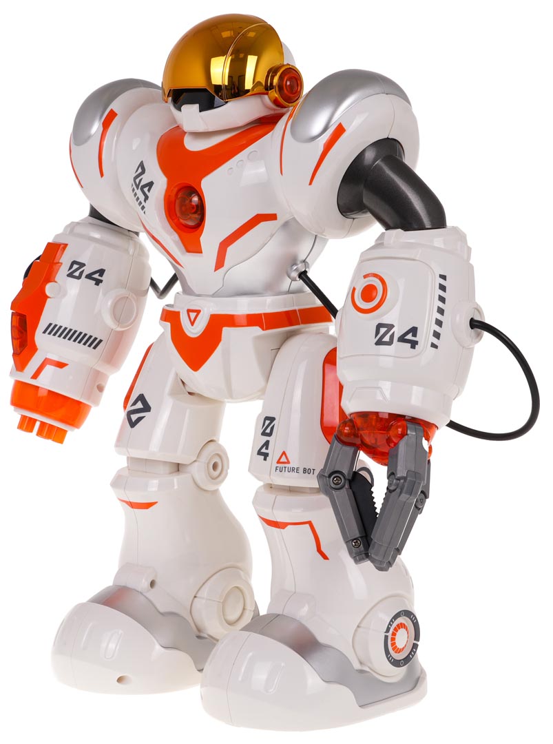 Multifunctional Orange White R/C Robot