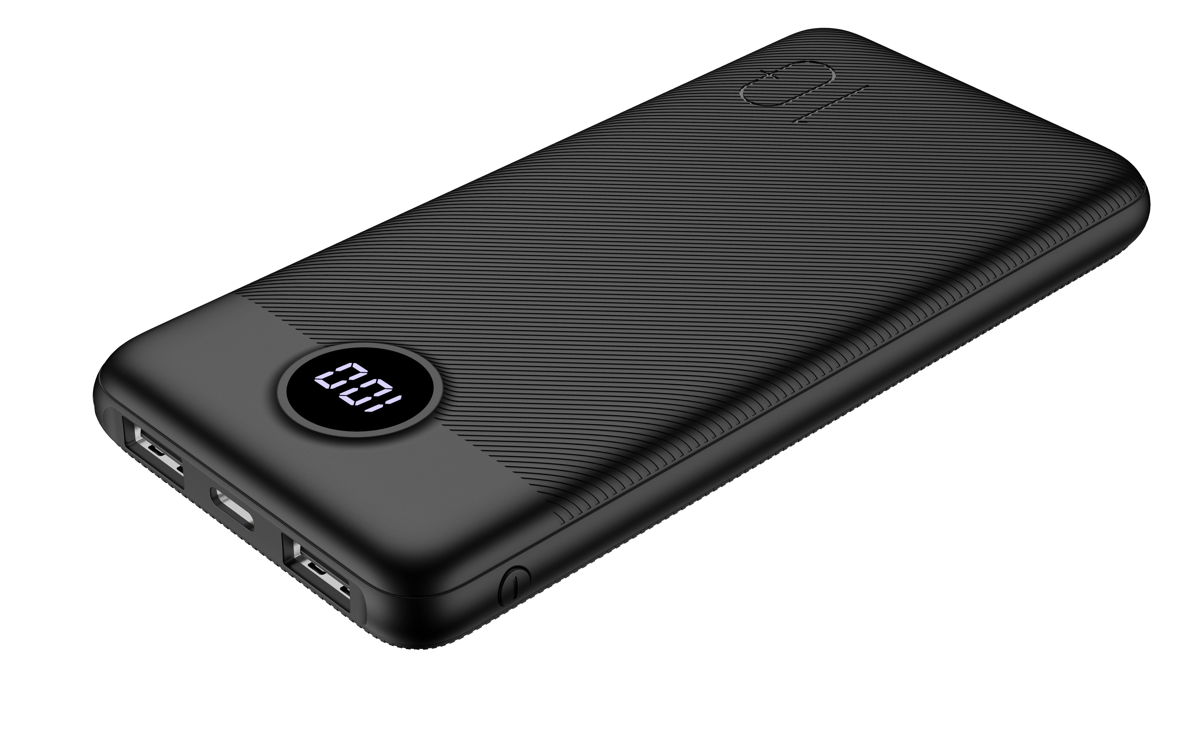Powerbank Veger L10S PD QC3.0 20W 10000 mAh crni
