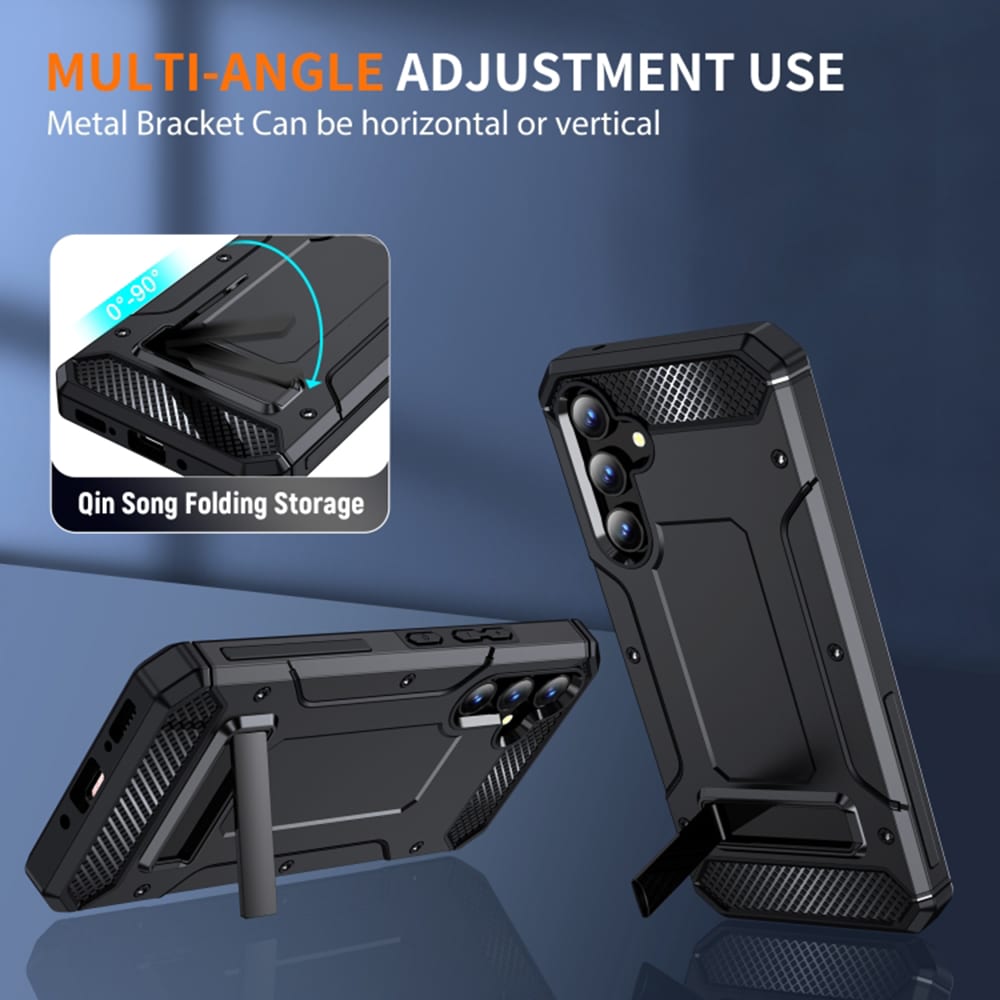 Techsuit - Hybrid Armor Kickstand ochranné pouzdro pro Samsung Galaxy A54 - černé
