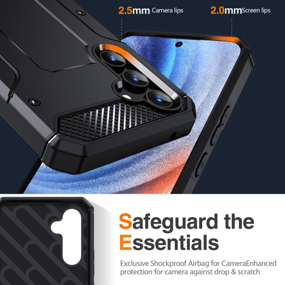 Techsuit - Hybrid Armor Kickstand ochranné pouzdro pro Samsung Galaxy A54 - černé