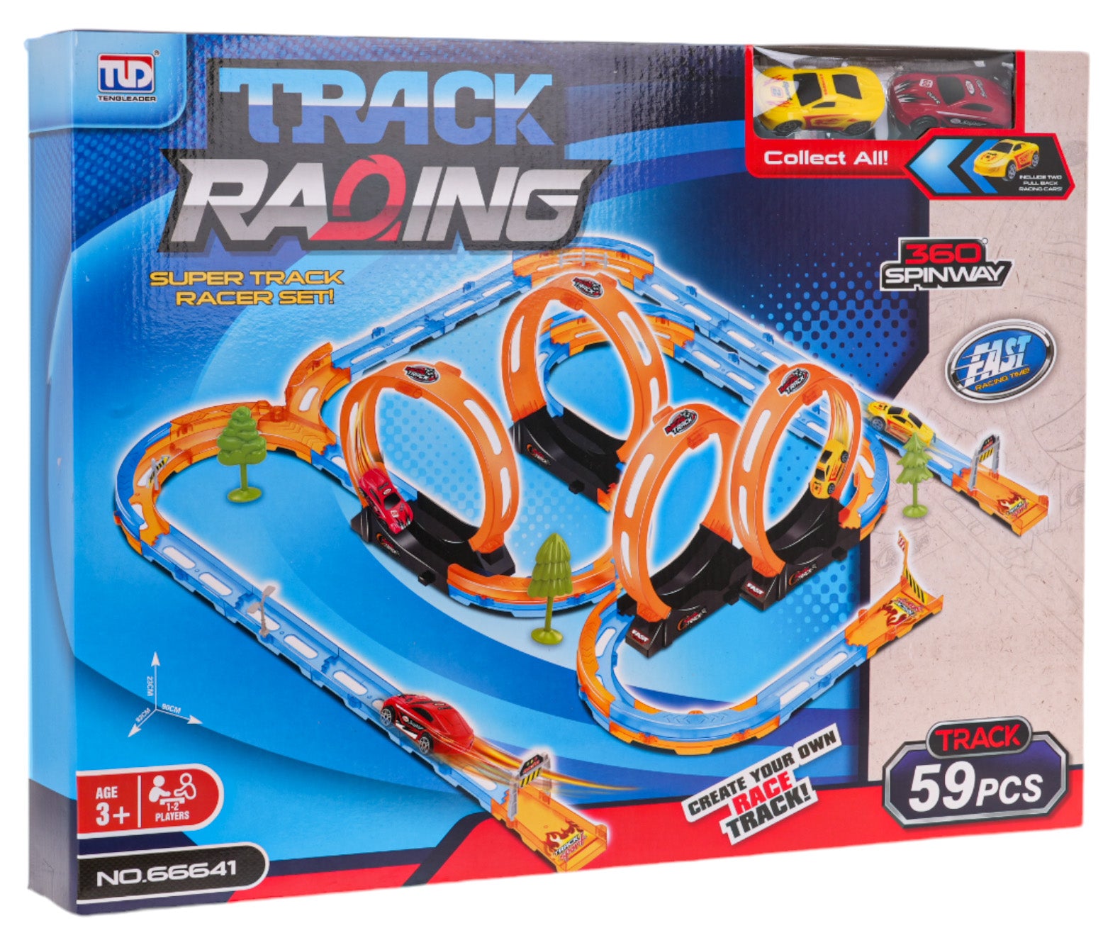 Staza za autiće Large Race – 59 dijelova