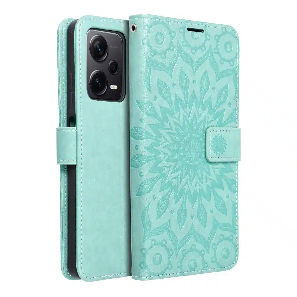 MEZZO Book case flipové pouzdro pro XIAOMI Redmi NOTE 12 PRO Plus 5G mandala green