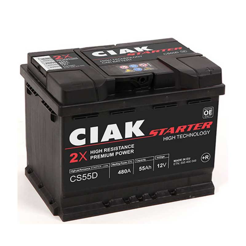 Akumulator 12V-55Ah Ciak Start