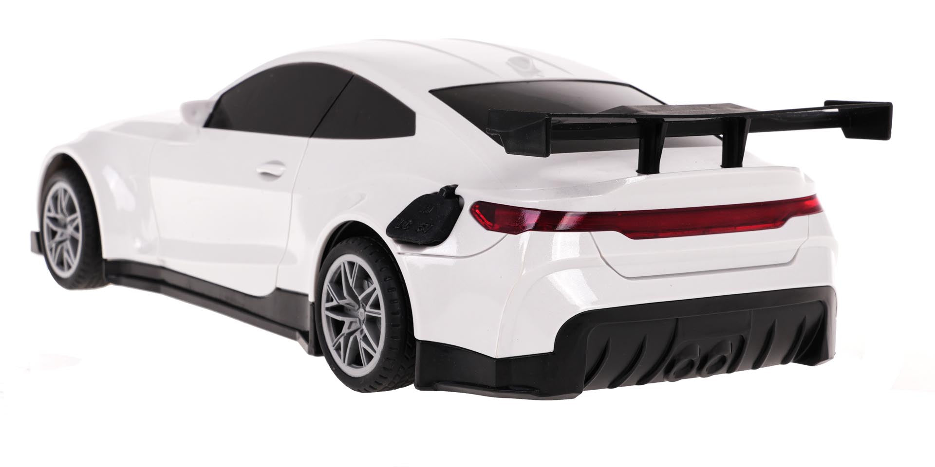 Auto na daljinsko upravljanje BMW M4 + stanica za punjenje - bijeli