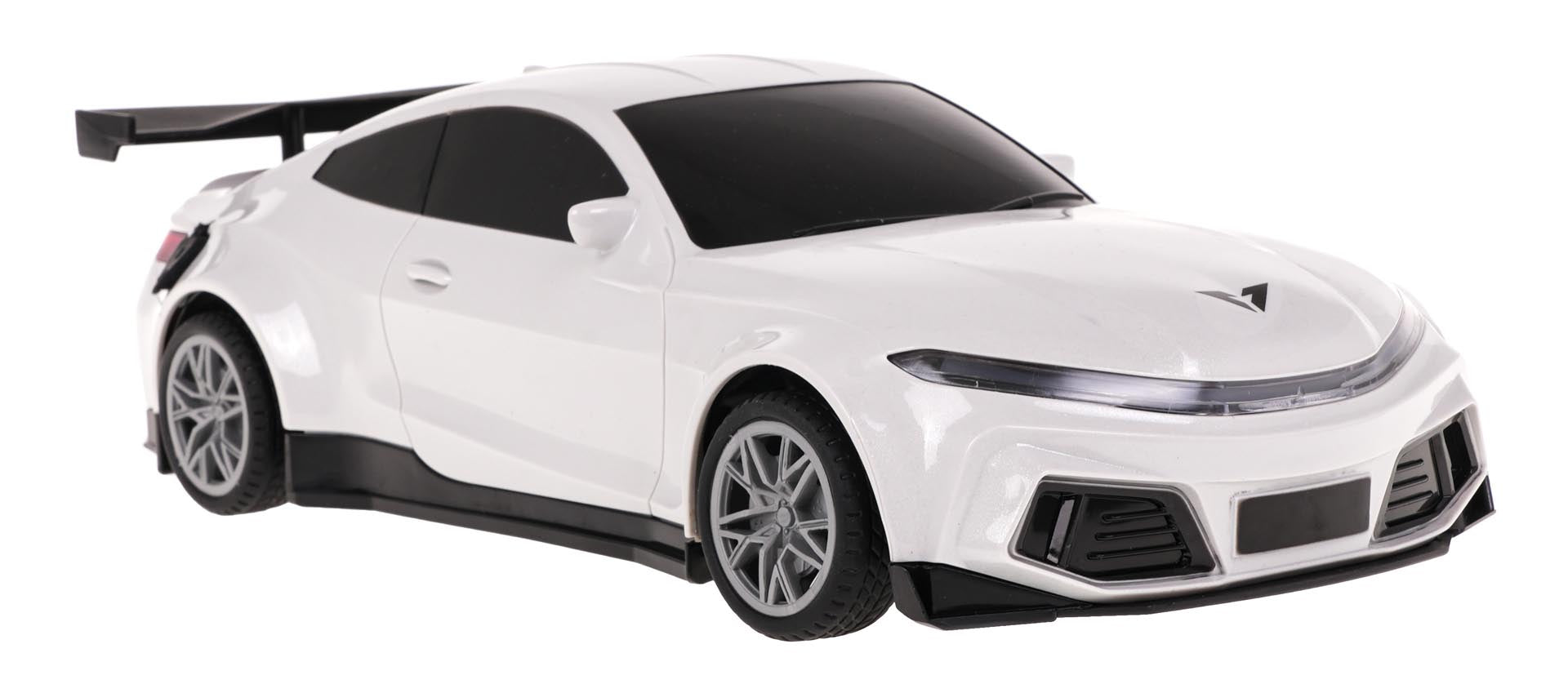 Auto na daljinsko upravljanje BMW M4 + stanica za punjenje - bijeli
