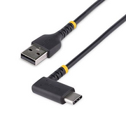 StarTech.com R2ACR-1M-USB-CABLE USB kabel USB 2.0 USB A USB C Crno