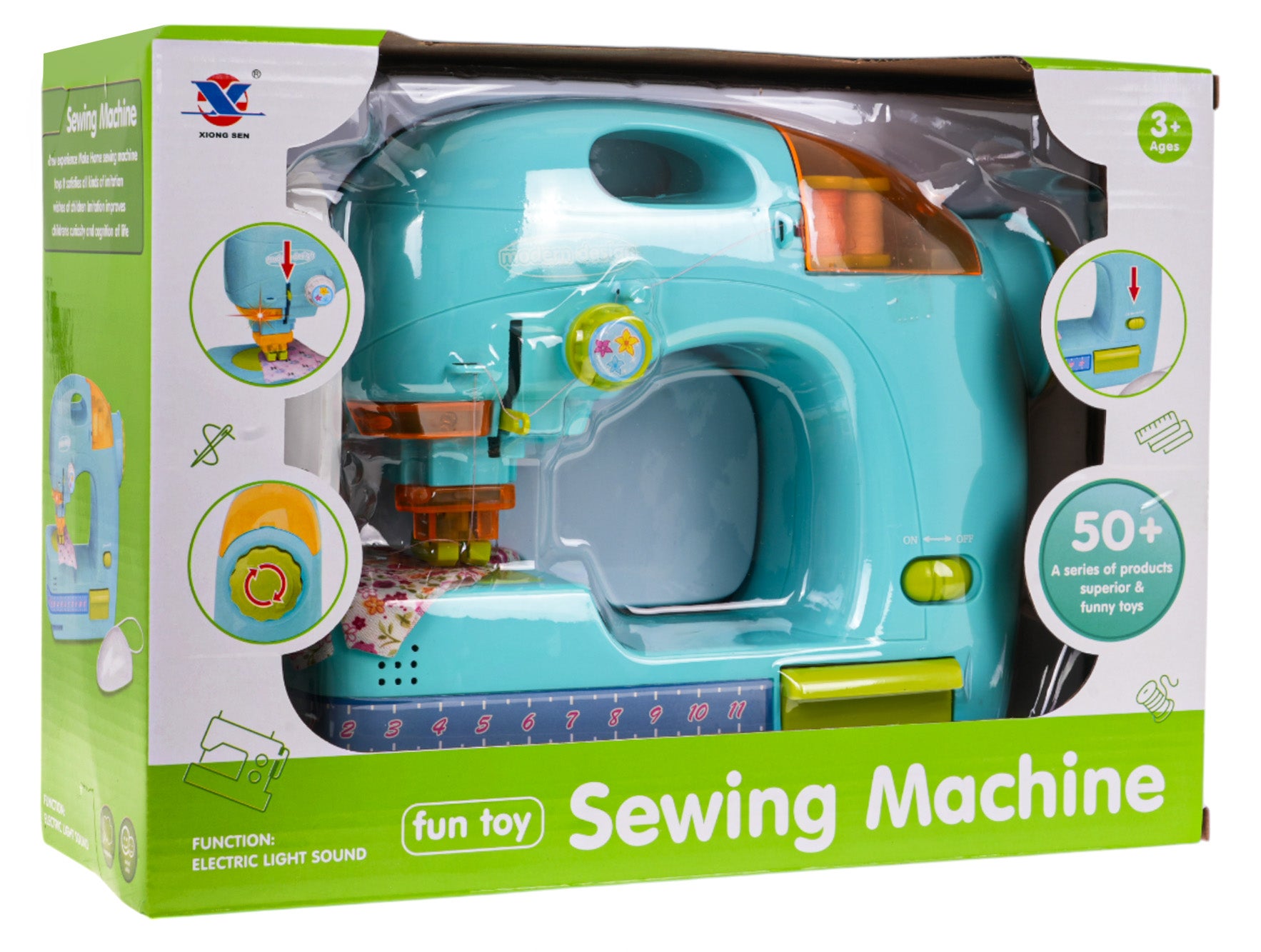 Blue Sewing Machine + Accessories
