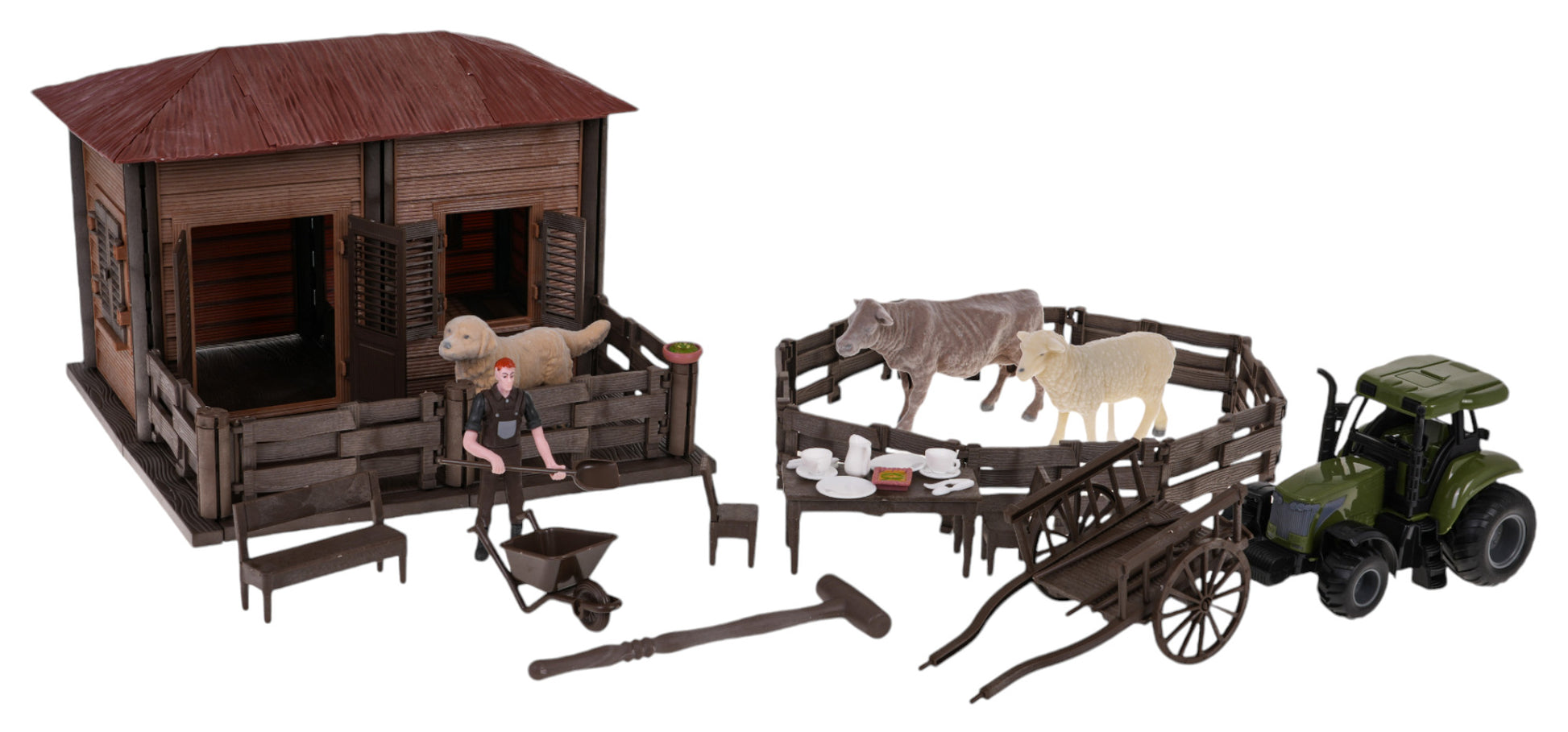 Set figurica s traktorom - FARM