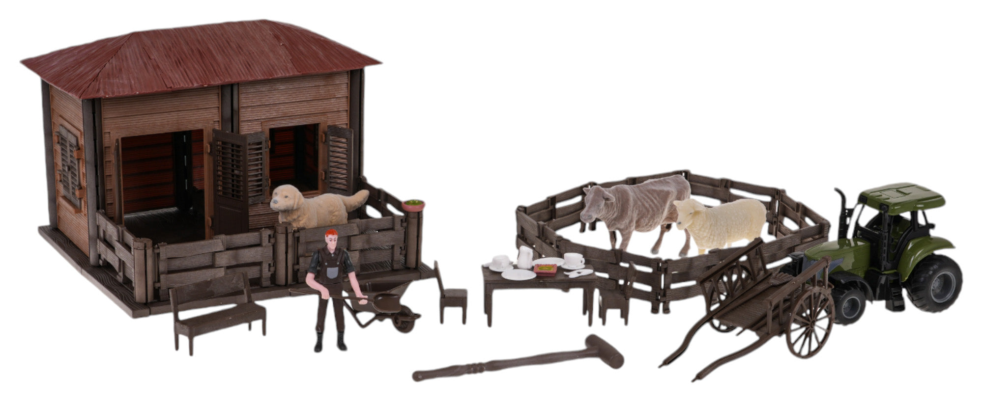 Set figurica s traktorom - FARM