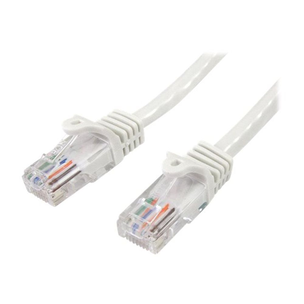 StarTech.com 45PAT2MWH kabel za umrežavanje Bijelo 2 m Cat5e U/UTP (UTP)