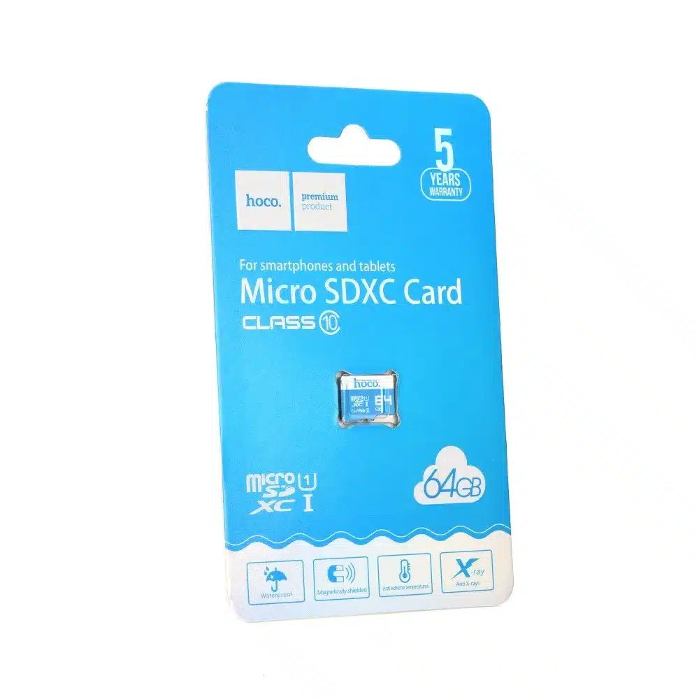 Vysokorychlostní paměťová karta HOCO microSD TF 64 GB Class 10