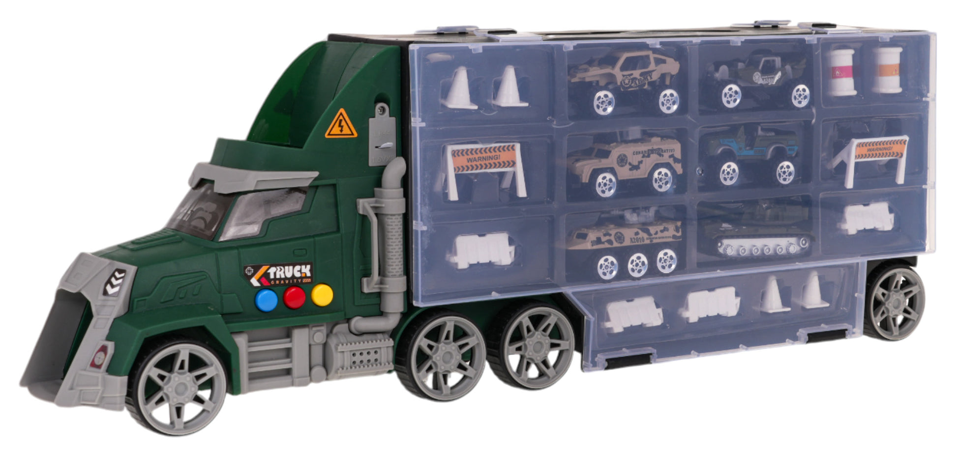 Set kamiona s lanserom + automobili i dodaci
