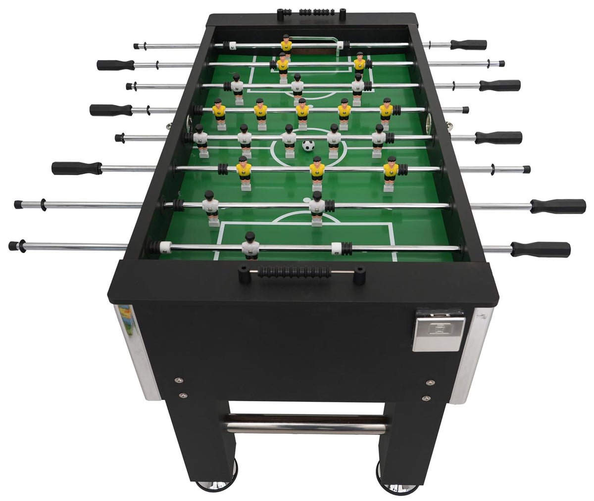 Stol za stolni nogomet Foosball 121 x 61 x 81 - crni