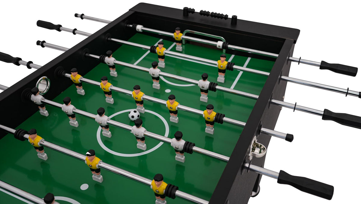 Stol za stolni nogomet Foosball 121 x 61 x 81 - crni
