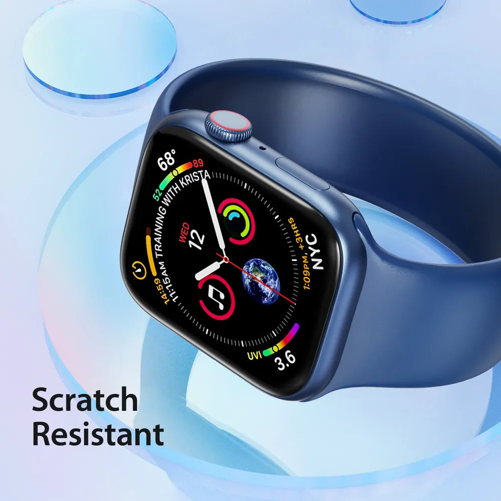 Ochranná fólie DUX DUCIS PMMA s rámečkem (2 ks) pro Apple Watch 10 42mm černá