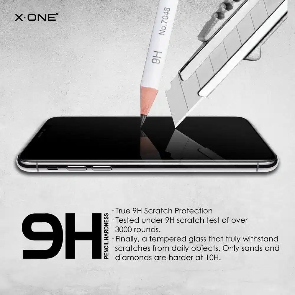 X-ONE Full Cover Extra Strong Tempered Glass Matte - pro iPhone 15 Pro Max (celoplošné lepidlo) černá