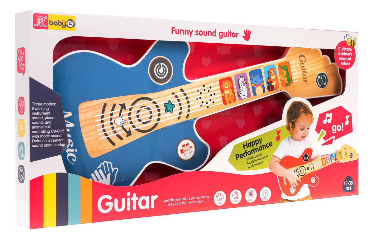 Gitara za najmlađe sa svjetlosnom funkcijom - plava