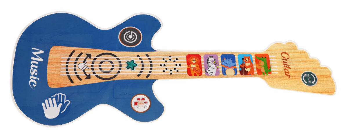 Gitara za najmlađe sa svjetlosnom funkcijom - plava