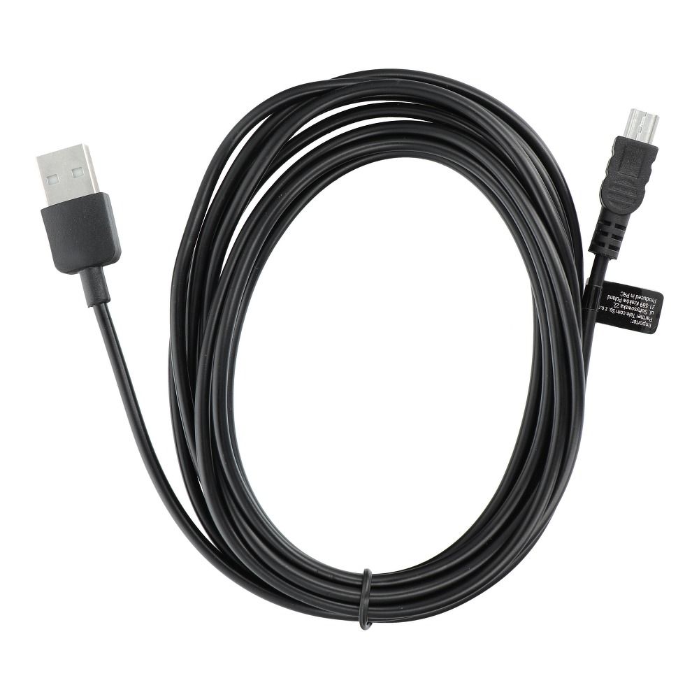 Kabel USB A na Mini USB (navigacija / kamera) 2 m crni