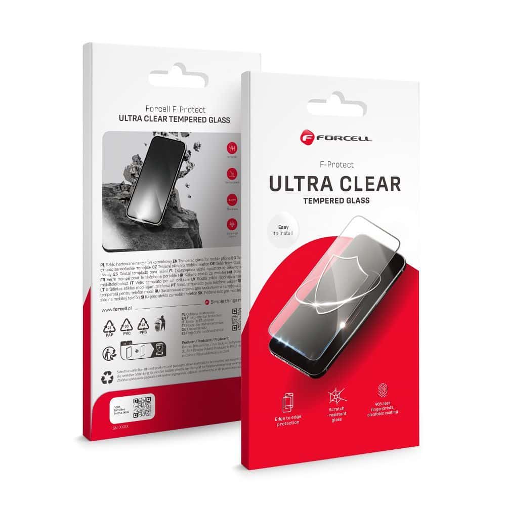 Kaljeno staklo za Xiaomi Redmi Note 14 4G / Redmi Note 14 5G Forcell Ultra Clear Glass