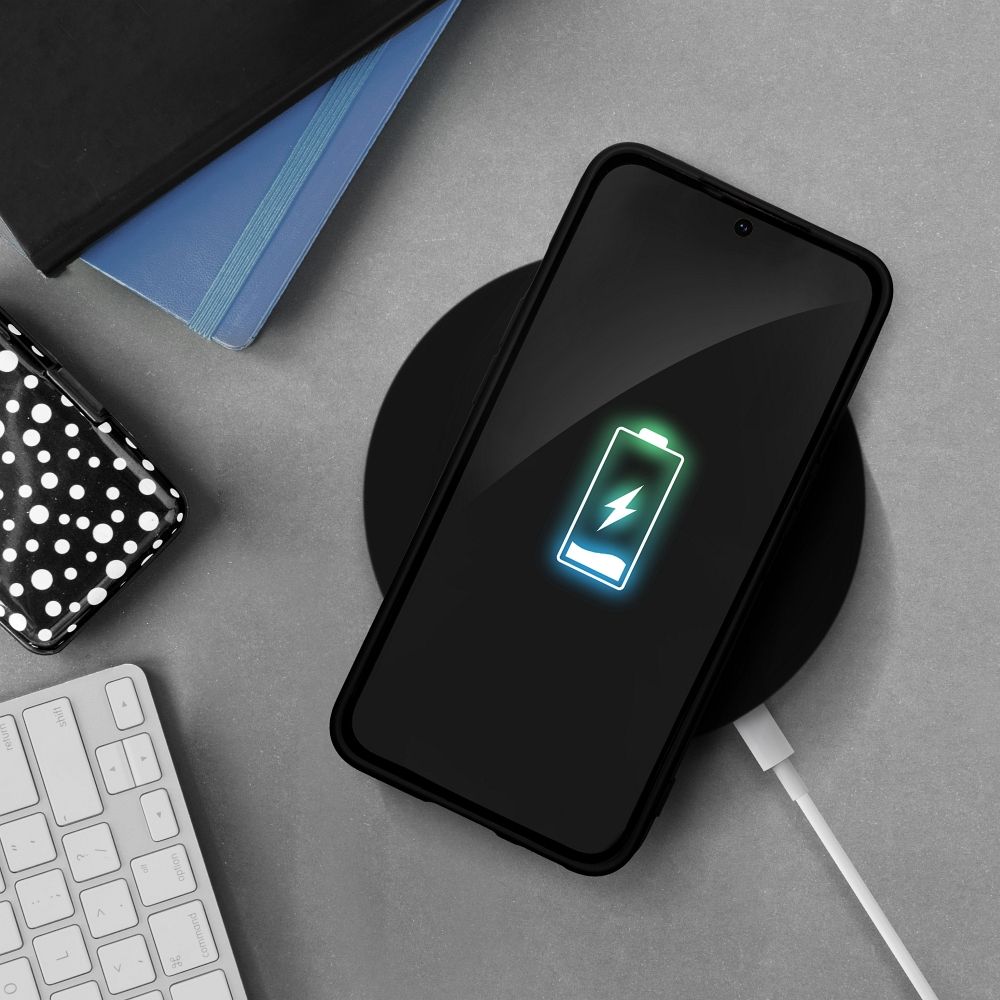 Silikonska maska ​​za Samsung Galaxy A17 / A18 crna