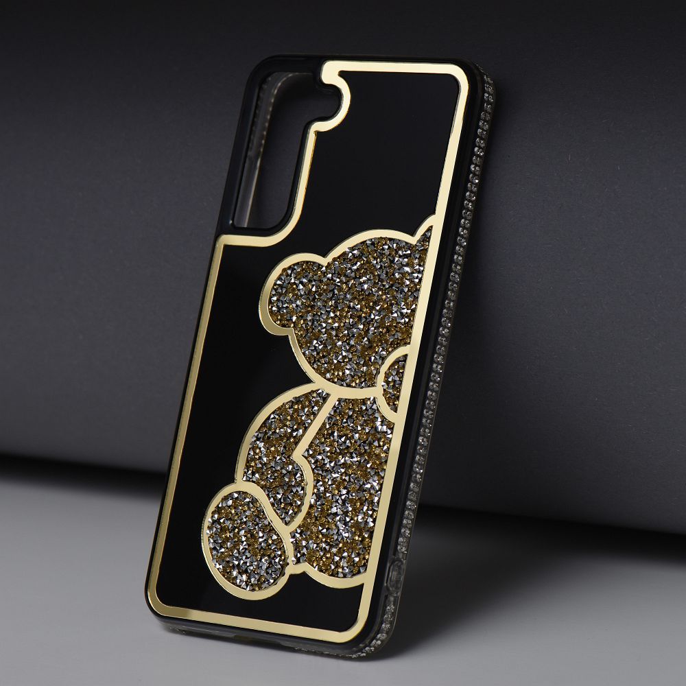 Maskica za Samsung Galaxy A57 5G Teddy Bear gold