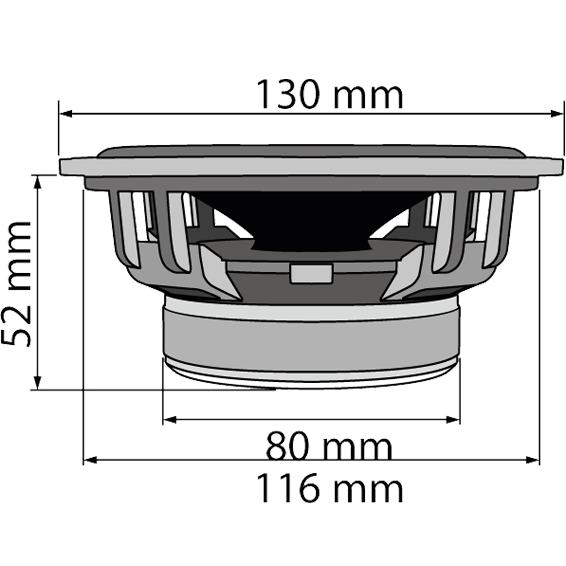 SAL Auto zvučnici, set, 130mm, 2x75W, 4 Ohm - CX 504