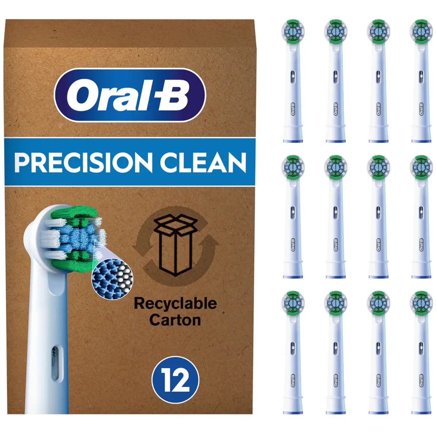 Oral-B Precision Clean 12 kom Bijelo