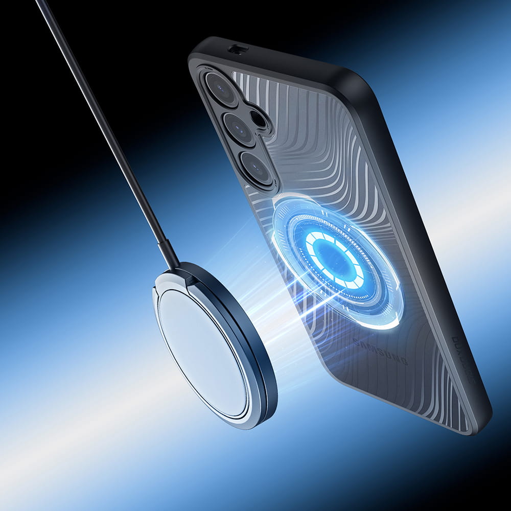 DUX DUCIS Aimo Mag - pancéřové pouzdro kompatibilní s MagSafe pro Samsung Galaxy S24 černé