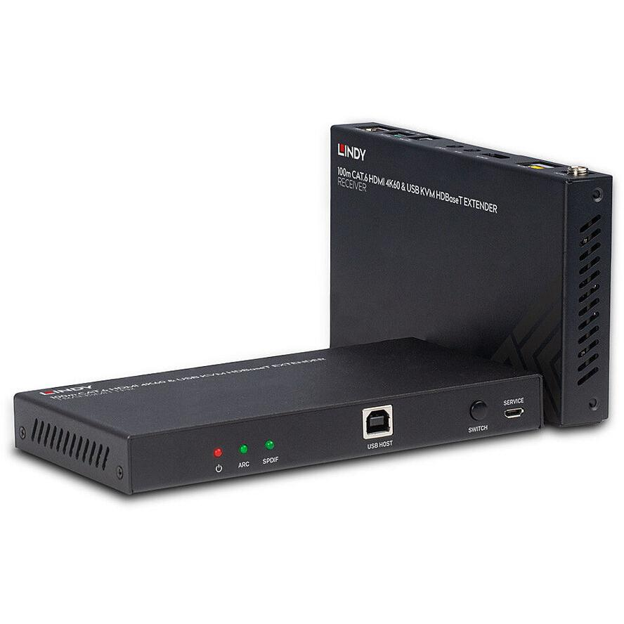 Lindy 38343 KVM ekstender Odašiljač i prijemnik