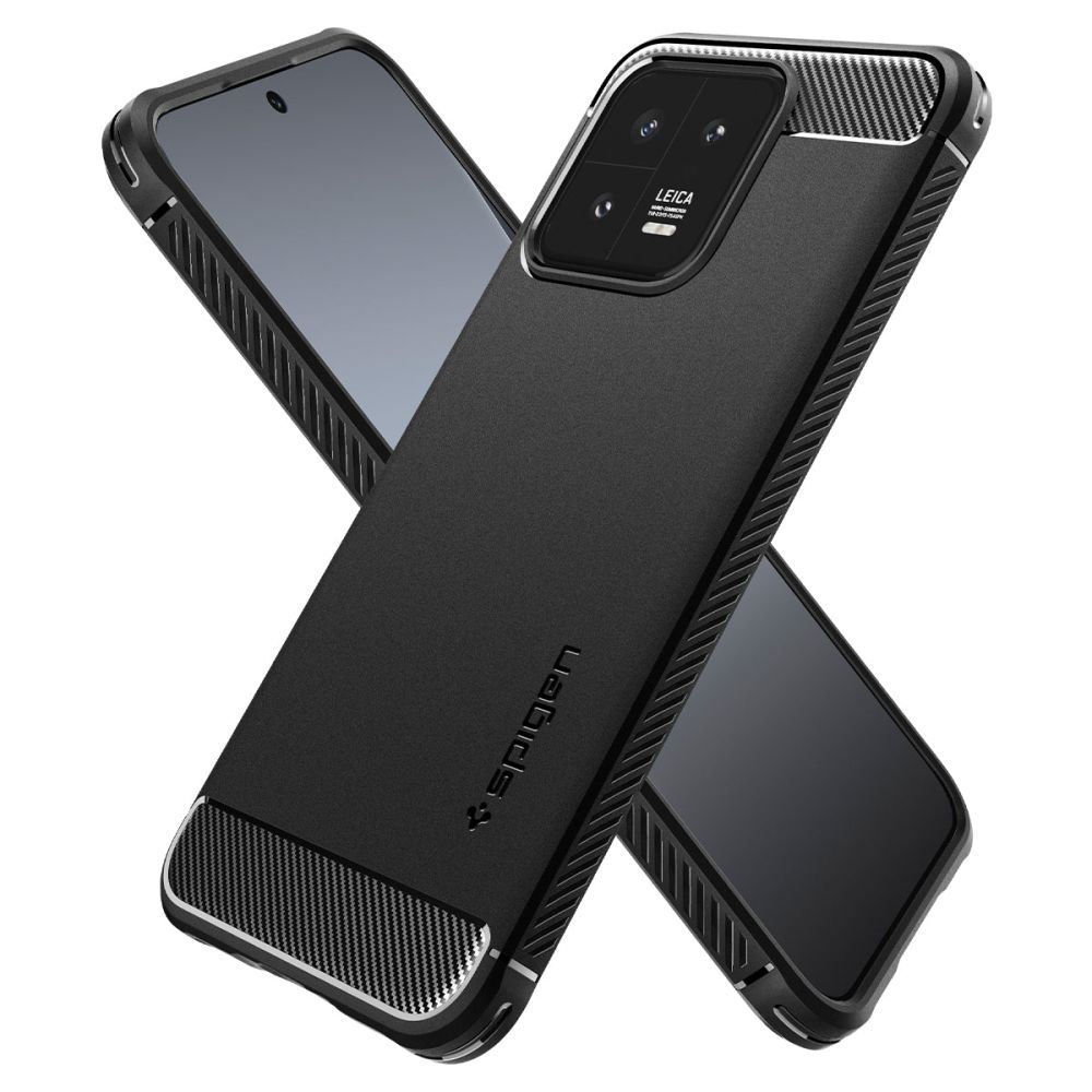 SPIGEN RUGGED ARMOR POUZDRO PRO XIAOMI 13 MATNÉ ČERNÉ
