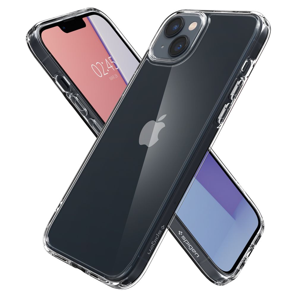 SPIGEN ULTRA HYBRID POUZDRO PRO IPHONE 14 PLUS / 15 PLUS KŘIŠŤÁLOVĚ PRŮHLEDNÉ