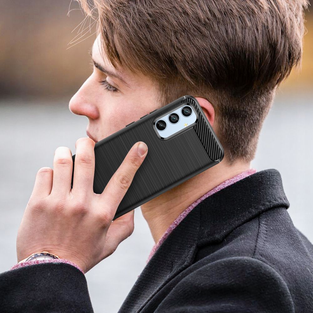 TECH-PROTECT TPUCARBON POUZDRO PRO SAMSUNG GALAXY A54 5G ČERNÉ