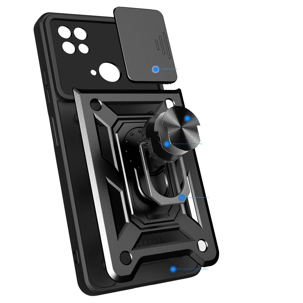 TECH-PROTECT CAMSHIELD PRO OCHRANNÝ KRYT PRO XIAOMI REDMI 10C ČERNÝ