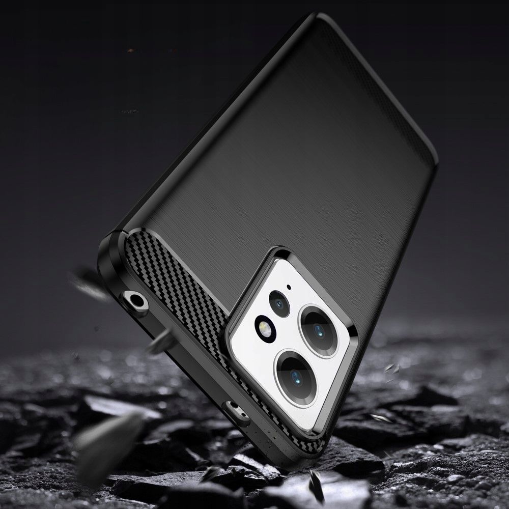 TECH-PROTECT TPUCARBON POUZDRO PRO XIAOMI REDMI NOTE 12 4G / LTE černé